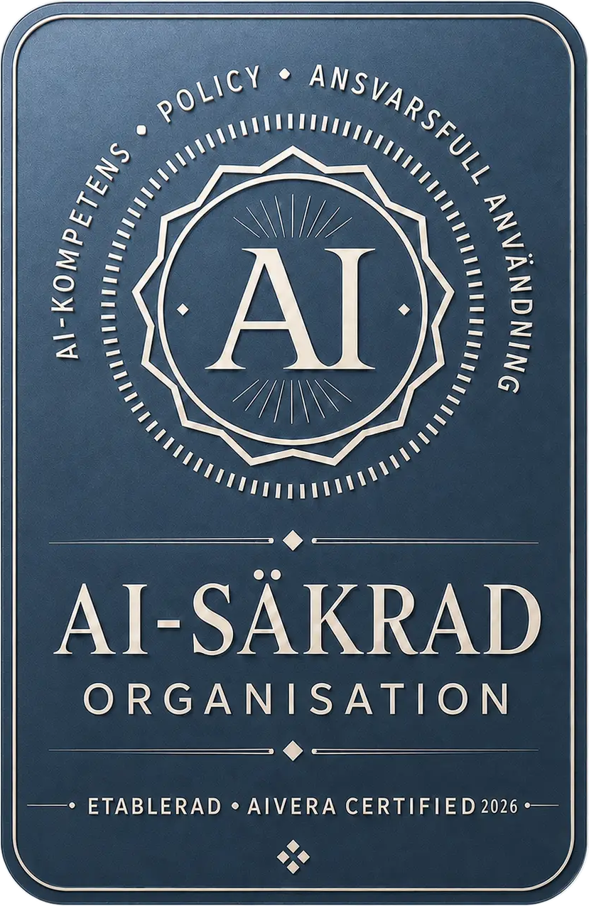 Badge: AI-säkrad Organisation – Etablerad